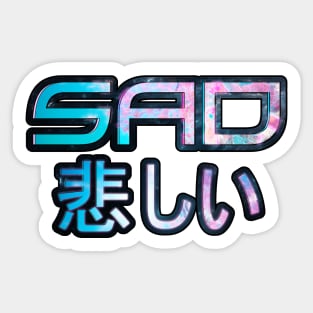 SAD Sticker